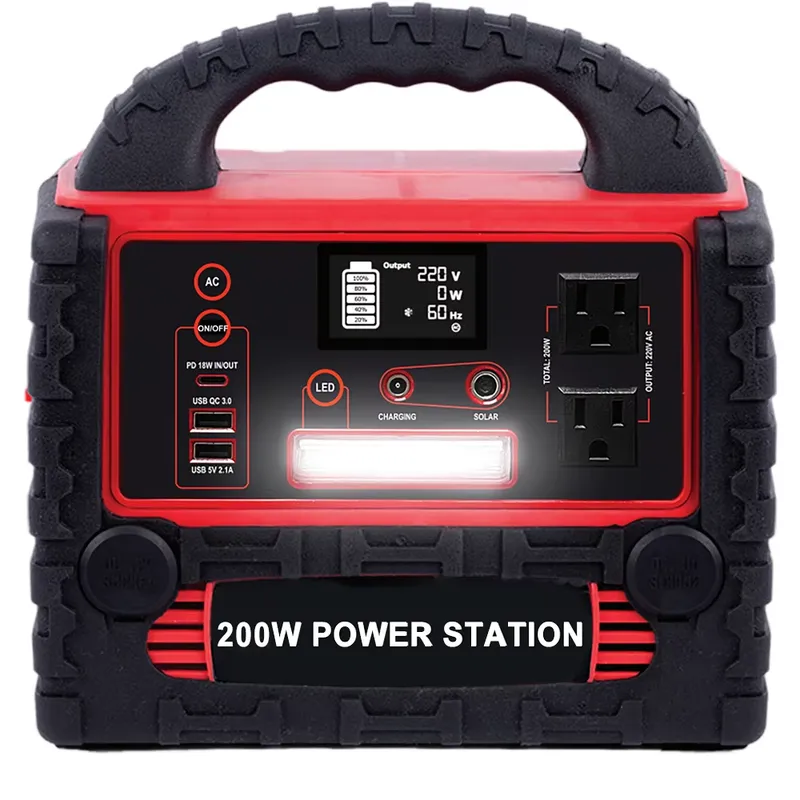 Outdoor Usb Power Outlet - ポータブルソーラー発電機、全機種対応USB DC ACコンセント、MPPT充電、家庭用、屋外用、旅行用、緊急用