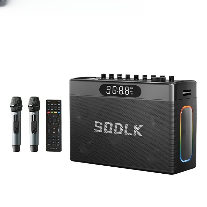 Outdoor Power Plus - SODLK S1127 PLUSカラオケマシン屋外ポータブルスピーカー560WハイパワーワイヤレスBluetooth重低音サブウーファー搭載