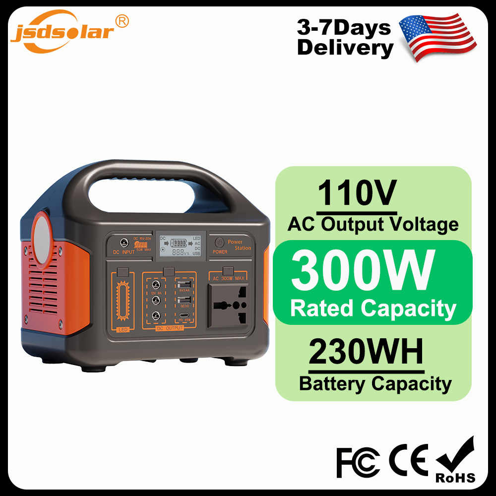 Outdoor Power Solutions - Gaiaray 300W パワーバンク 大容量230WH アウトドアモバイル電源 急速充電