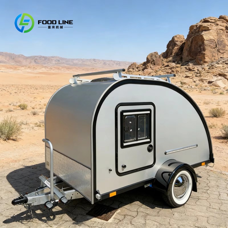 Outdoor Power Solutions - カスタムフル装備キャンピングトレーラー、ソーラーパワー内蔵、ロードトリップや国立公園でのアウトドア旅行ソリューションに最適