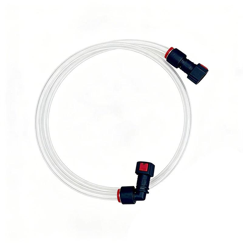 Outdoor Power Line - 燃料噴射システム用ユニバーサル燃料ライン 直径8mm ストレート＆ベントエンド 屋外動力機器用燃料パイプ交換用