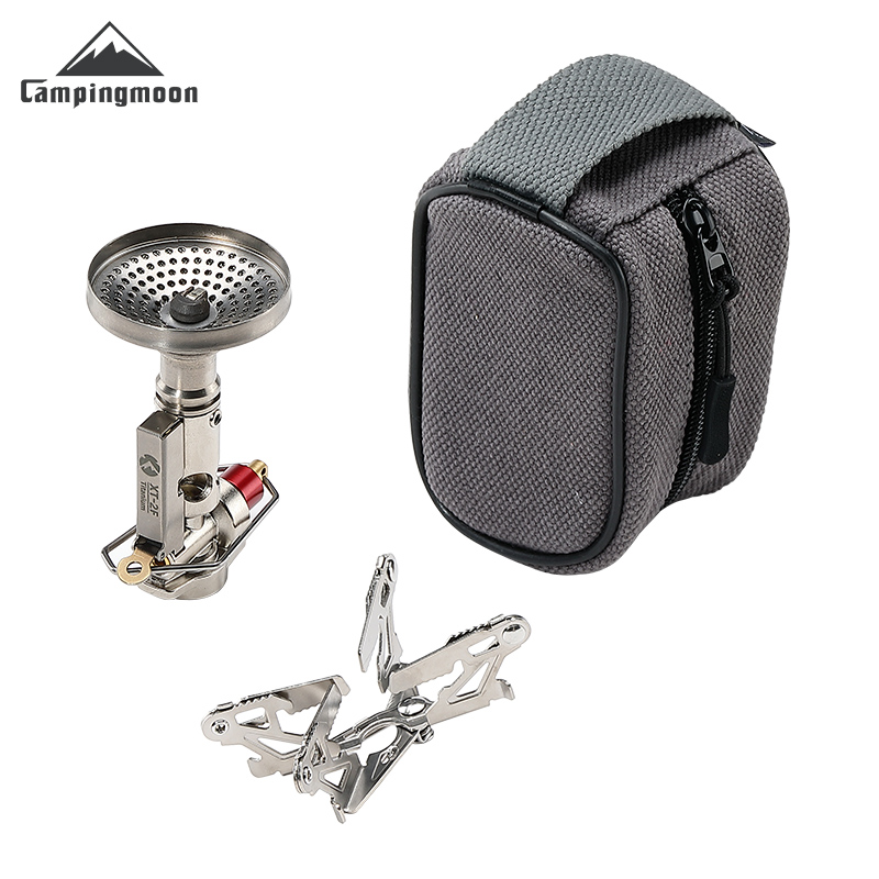 Outdoor Kitchen Power Burner - CAMPINGMOON XT-2F Xuanfeng チタンロケットストーブ ポータブルミニキャンプガスバーナー 安定電圧出力