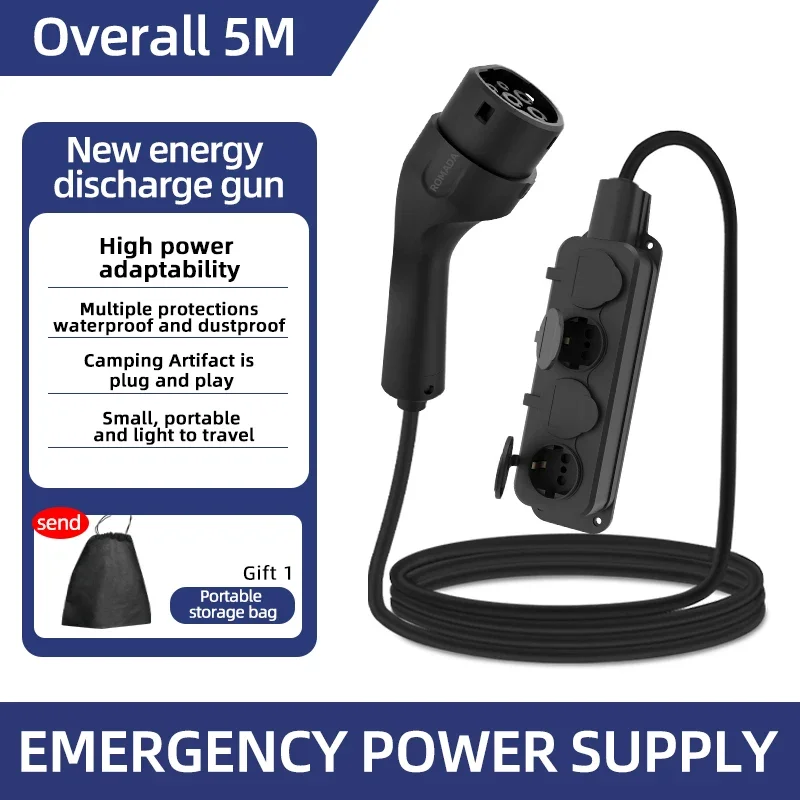 ポータブル16A 4KW電気自動車EV充電器V2Lケーブルサ - Outdoor Power Plus のレビューと価格