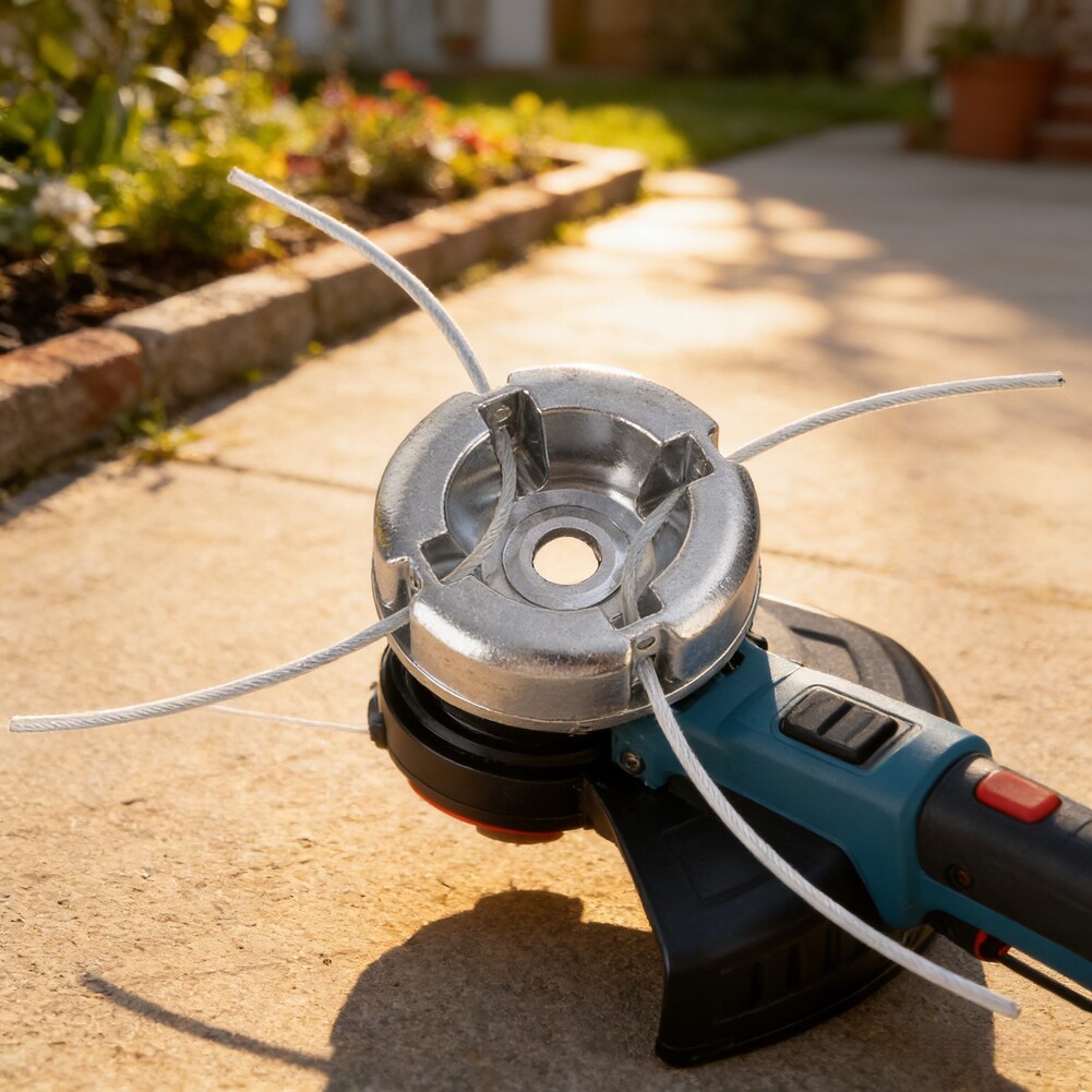 1 セット 8 センチメートル金属芝刈り機ヘッドナイロン鋼芝 - Outdoor Power Line のレビューと価格