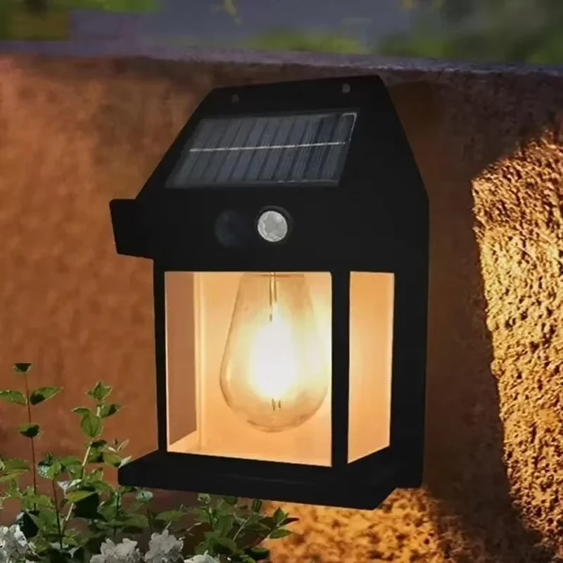 屋外ソーラータングステンウォールライト、モーションセンサー付 - Outdoor Power Outlet Weatherproof のレビューと価格