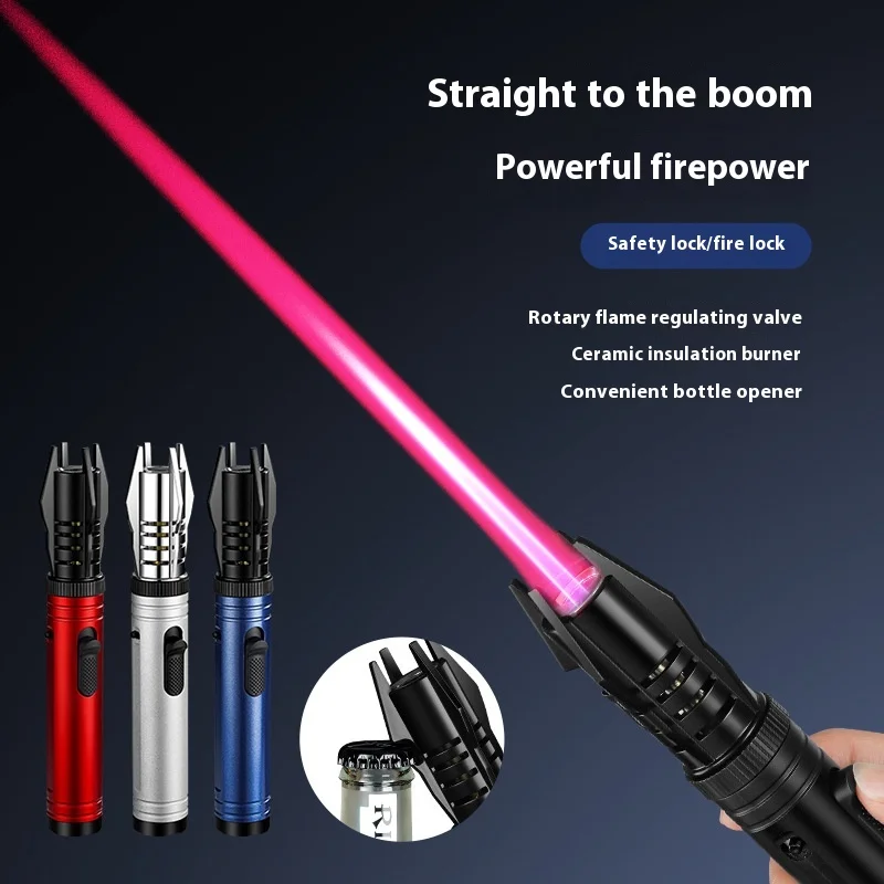 ガスライターキッチン調理強力な金属防風トーチ炎ジェットバーベ - Outdoor Kitchen Power Burner のレビューと価格