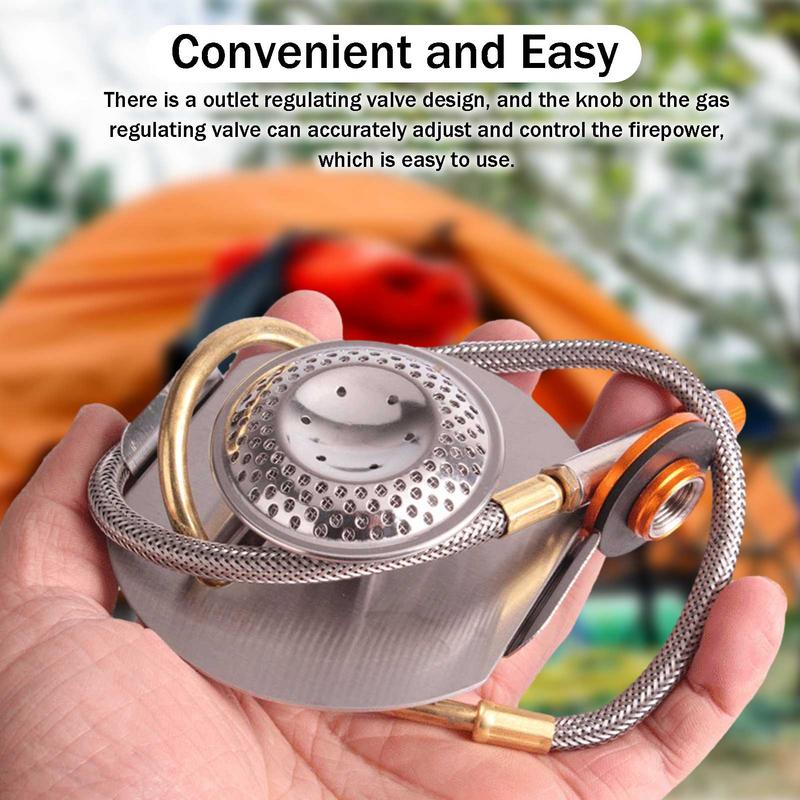 ステンレス鋼のポータブル屋外キャンプガスストーブ,アルパイン - Outdoor Kitchen Power Burner のレビューと価格