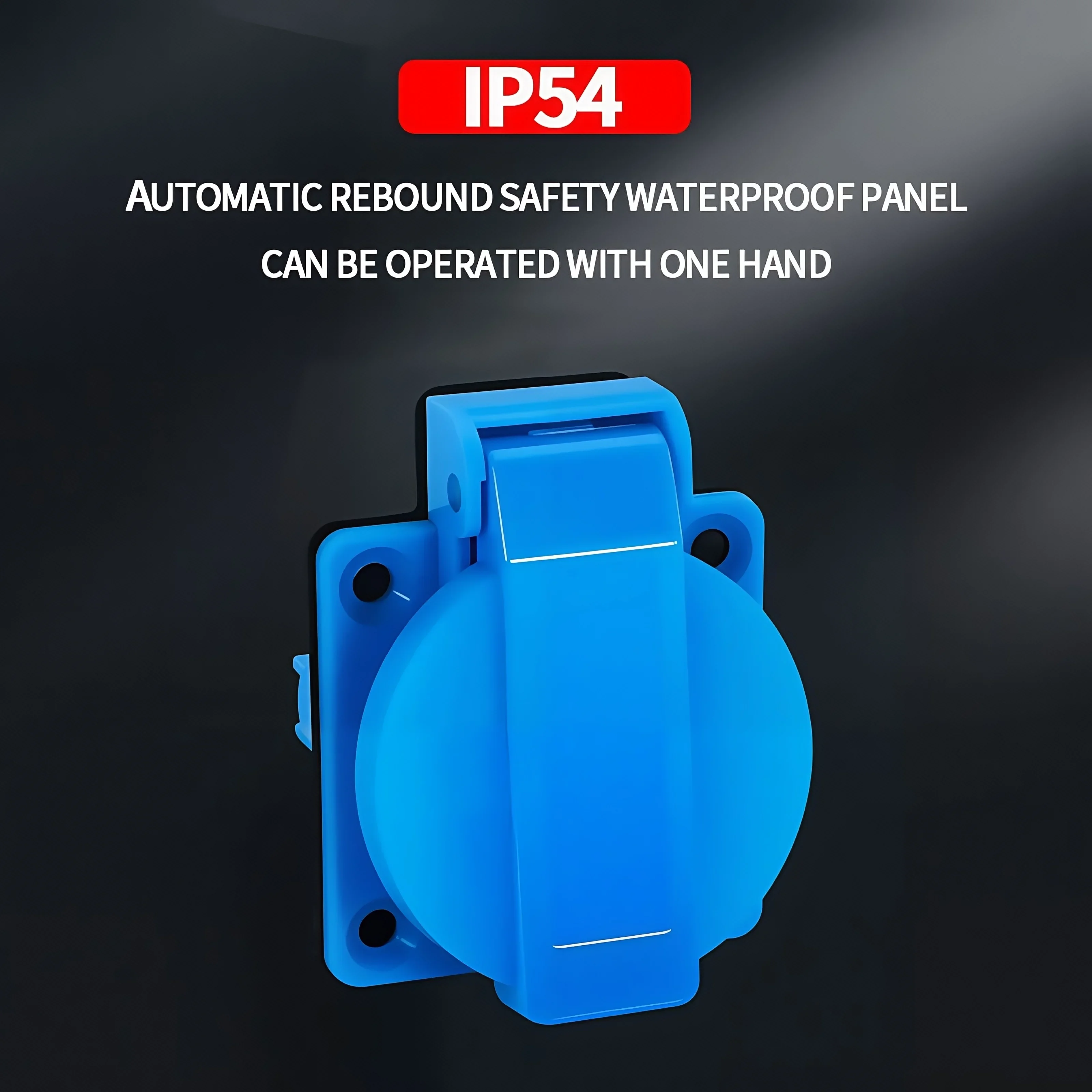 IP54 16A 防水工業用パネルソケット電力壁コンセント  - Outdoor Power Plus のレビューと価格