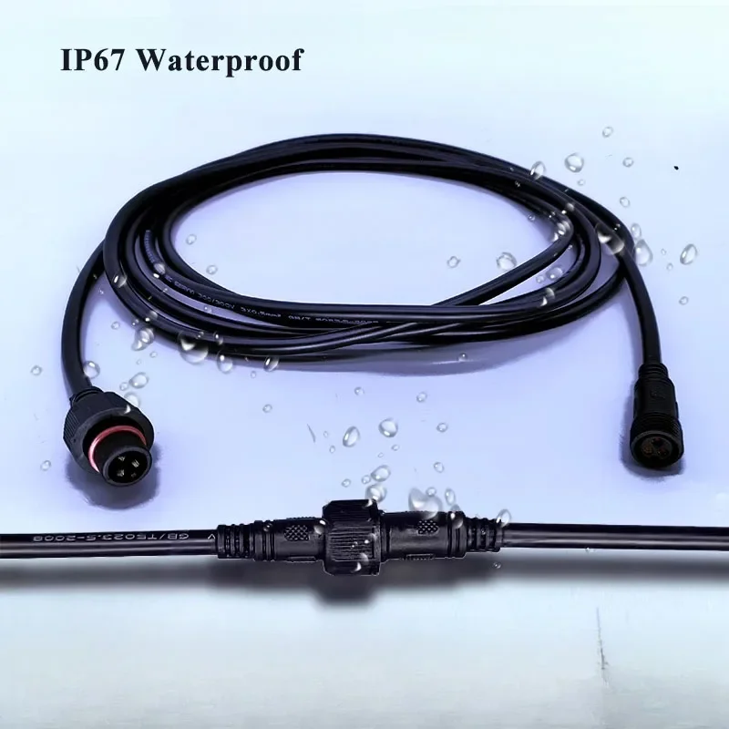 IP67 防水 2 3 4 5 6 7 8 ピンコネクタオス - Outdoor Power Line のレビューと価格