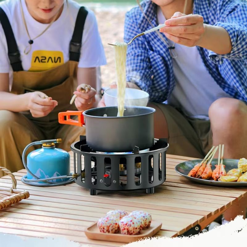 高出力7芯21000Wポータブルキャンプストーブ、強風対応屋 - Outdoor Kitchen Power Burner のレビューと価格