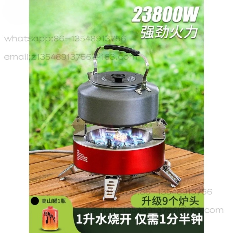 B18‑Plus ナインジェット キャンプ用ガスストーブ 2 - Outdoor Power Plus のレビューと価格