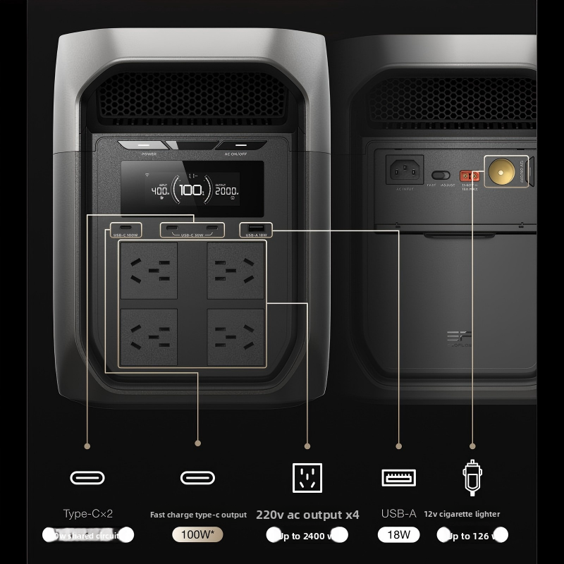 ECOFLOW Delta 3 MAX plus ポータブル - Outdoor Power Plus のレビューと価格