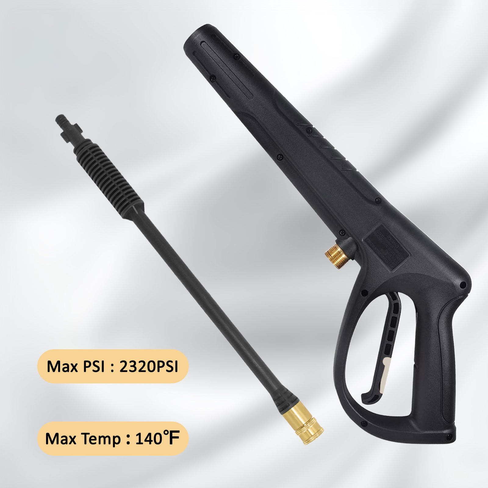 高圧洗浄機ガン M22 14MM インレットフィッティング  - Power Washer Gun Replacement のレビューと価格