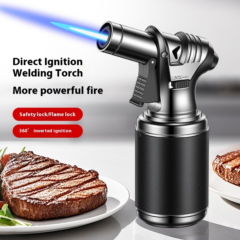葉巻用強力メタルガスライター、防風ターボジェットブルーフレー - Outdoor Kitchen Power Burner のレビューと価格